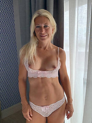 pictures of blonde mature lingerie nude nipples