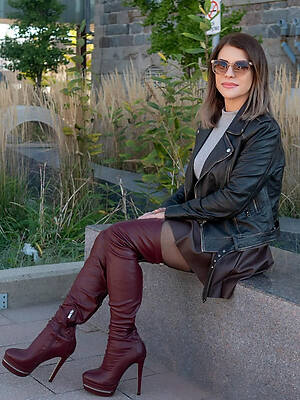 mature boots fuck photo