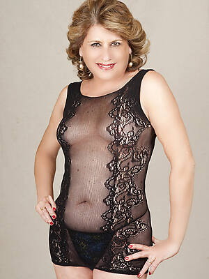 mature see through lingerie