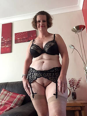chubby mature woman over 60 lingerie bra