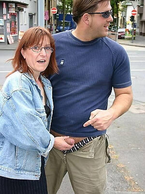 german sexy mature handjob