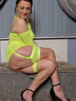 mature old lady in high heels