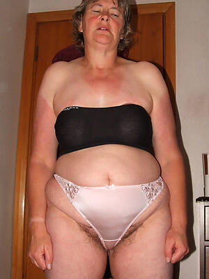 granny mature bra panties
