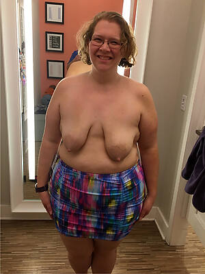 old fat mature saggy tits