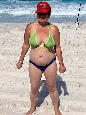 hot amateur older mature women bikini